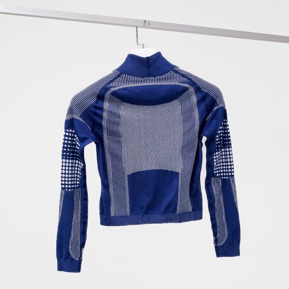 Kith x MISBHV Blue Active Long Sleeve Crop Top - Picture 2 of 9